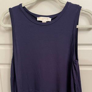 Michael Kors - Medium M - Navy Blue Flowy Sleeveless Top